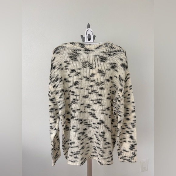 NWT Zara MIXED SLIT KNIT SWEATER - Picture 7 of 10